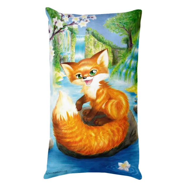 howling-riot-summer-fox-waterfall-kissen-polyester-deko image 1
