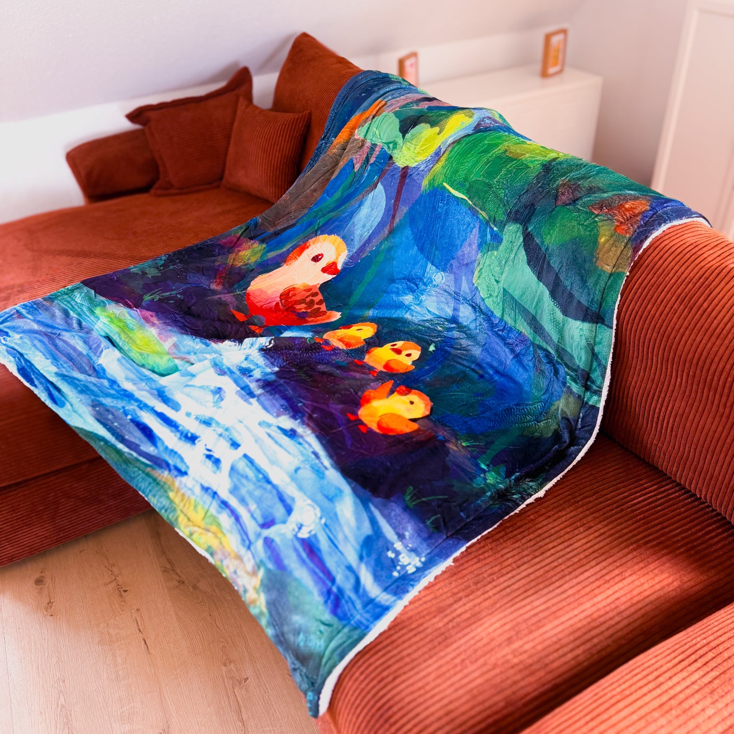 miamouz-duckling-adventure-fleecedecke-150x200-enten image 1