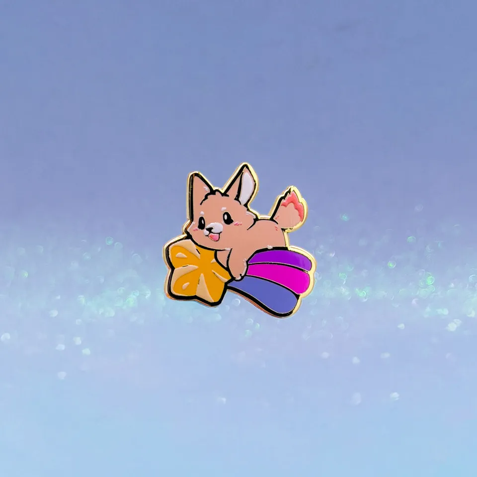 miamouz-magical-fennec-fox-emaille-pin-30mm image 1