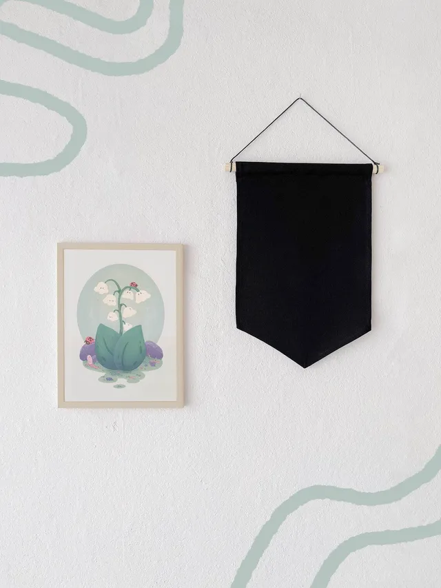 miamouz-pin-banner-pinboard-schwarz-baumwolle-21x30cm-l image 1