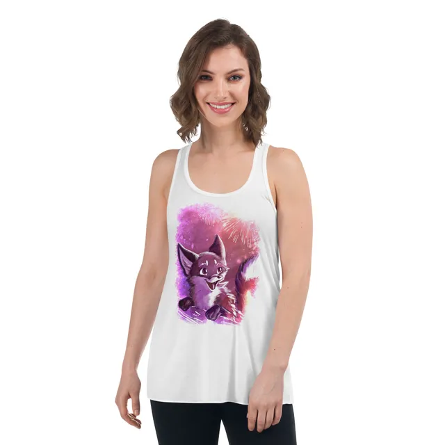 howling-riot-flowy-racerback-tank-top-damen-viskose image 1