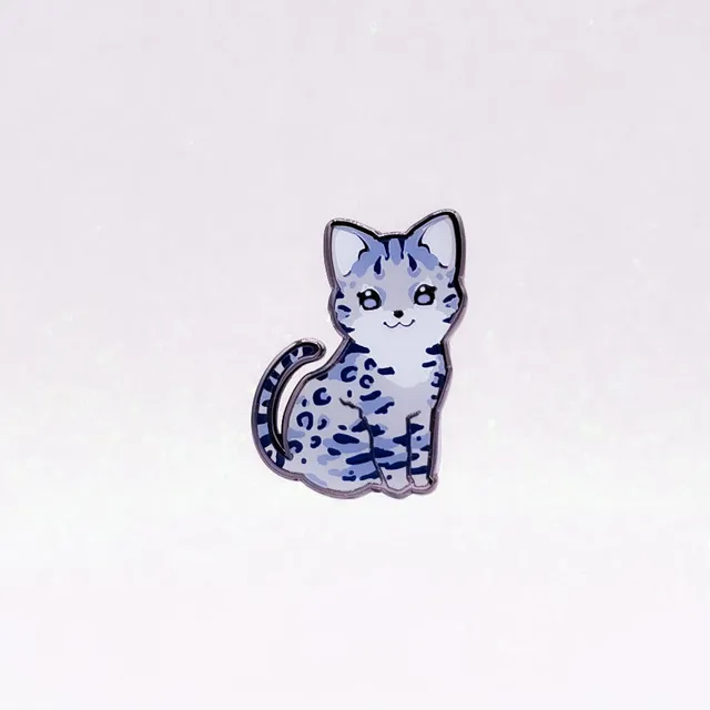 miamouz-bengal-cat-blue-emaille-pin-katzen-motiv-normale-qualit-t image 1
