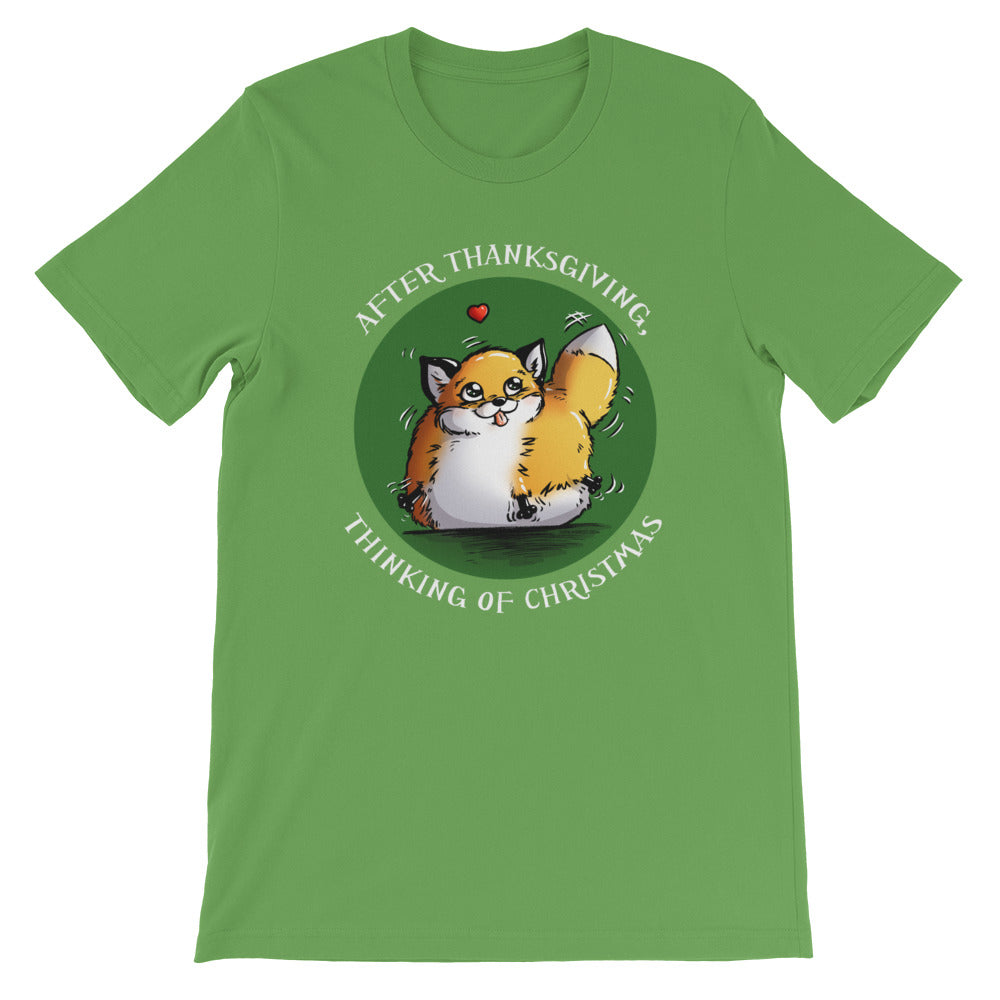 howling-riot-christmas-t-shirt-after-thanksgiving-rot-baumwolle image 4