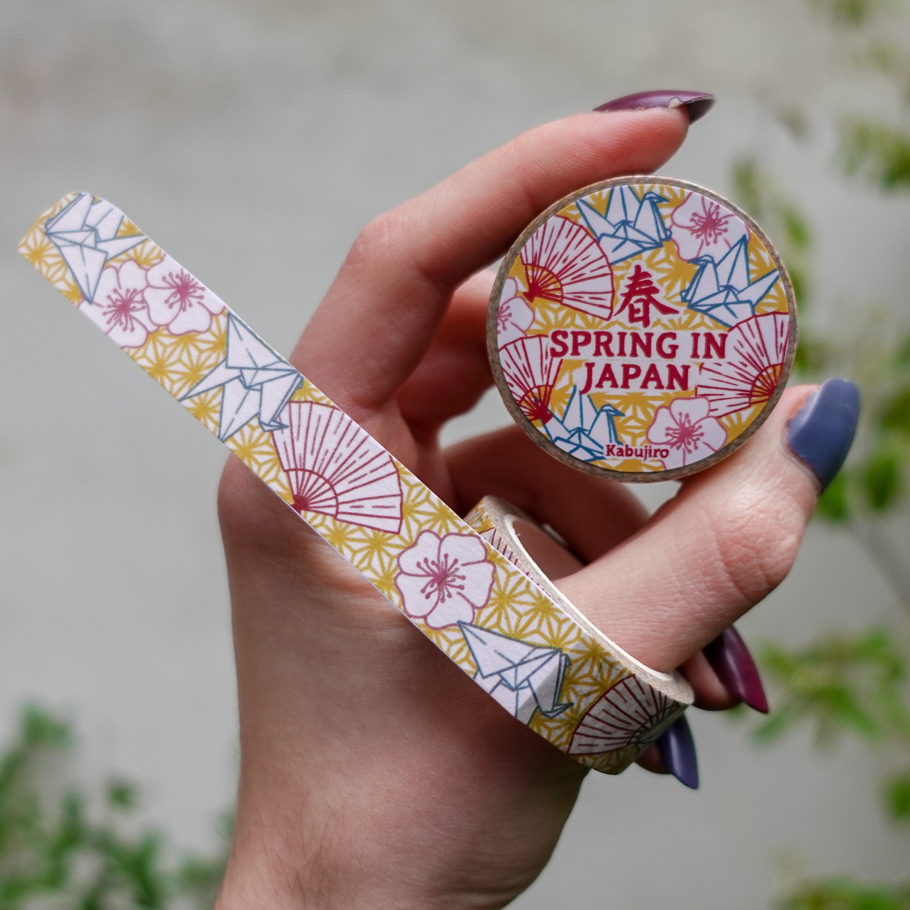 kabujiro-spring-in-japan-washi-tape-sakura-15-mm-x-10-m image 3