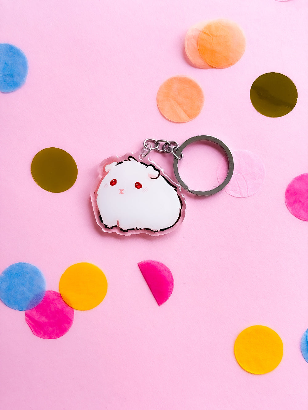 miamouz-keychains-meerschweinchen-anh-nger-albino-acryl-5-cm image 4
