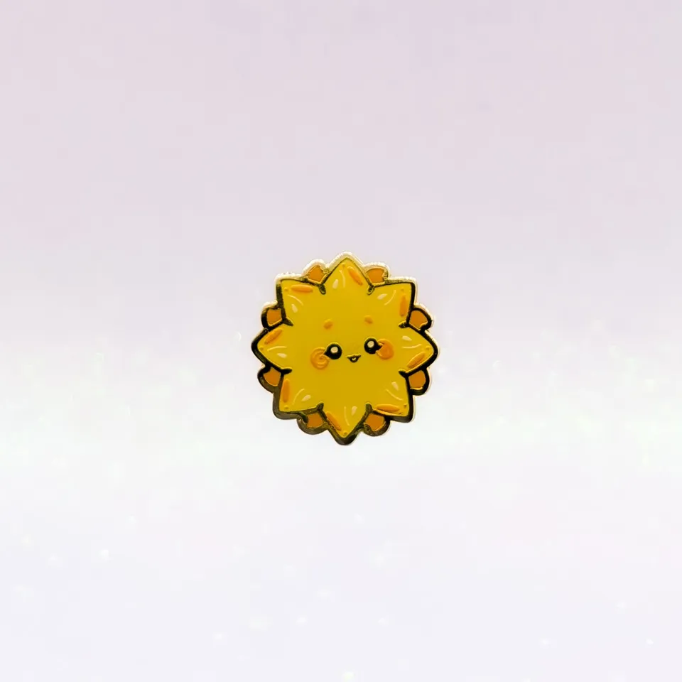 miamouz-you-re-my-sunshine-emaille-pin-sonne-20mm-gold image 1