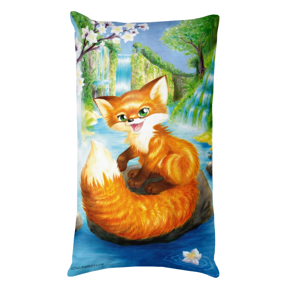 howling-riot-summer-fox-waterfall-kissen-polyester-deko image 1