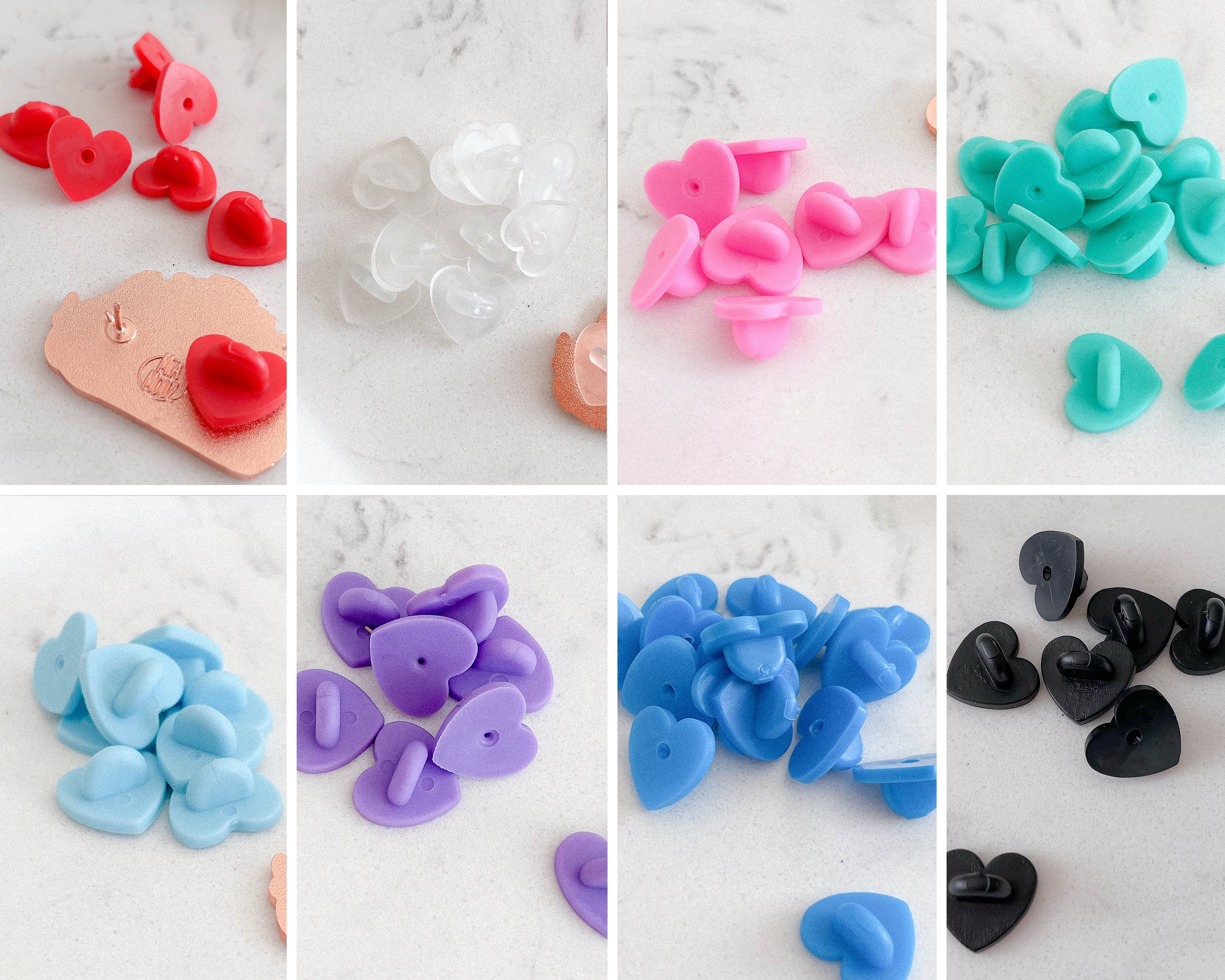 miamouz-pin-backs-herz-gummiklemmen-6er-set-bunt image 1