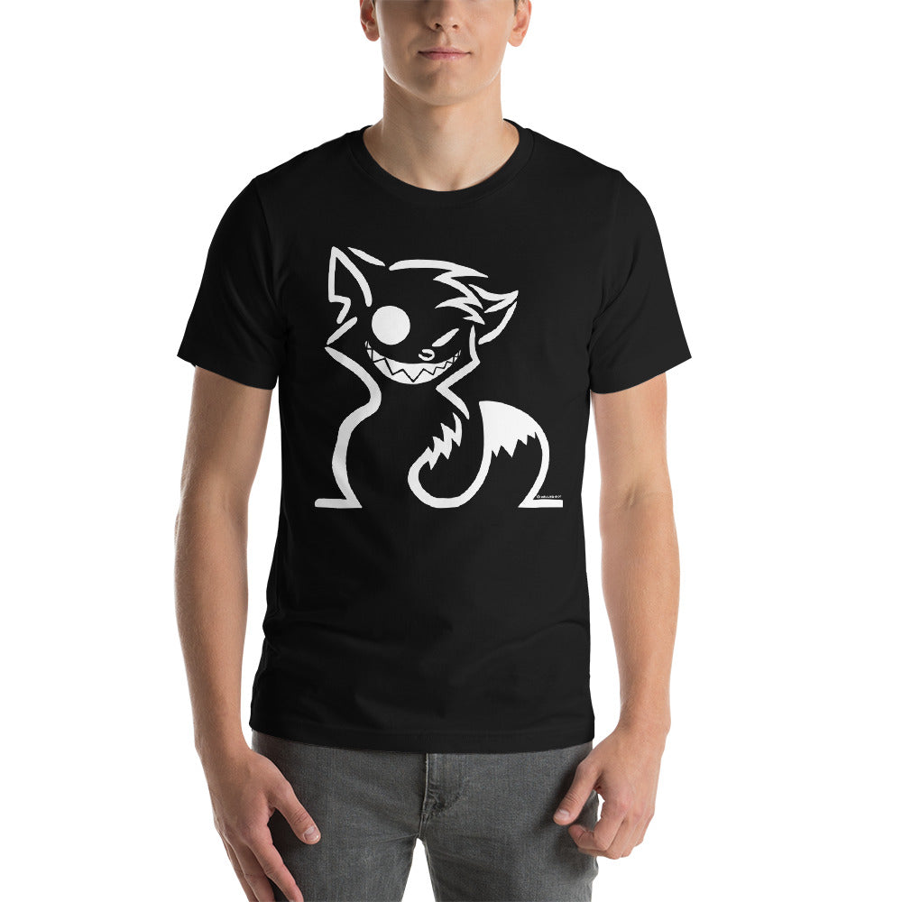 howling-riot-crazy-fox-t-shirt-schwarz-baumwolle-gr-m image 3