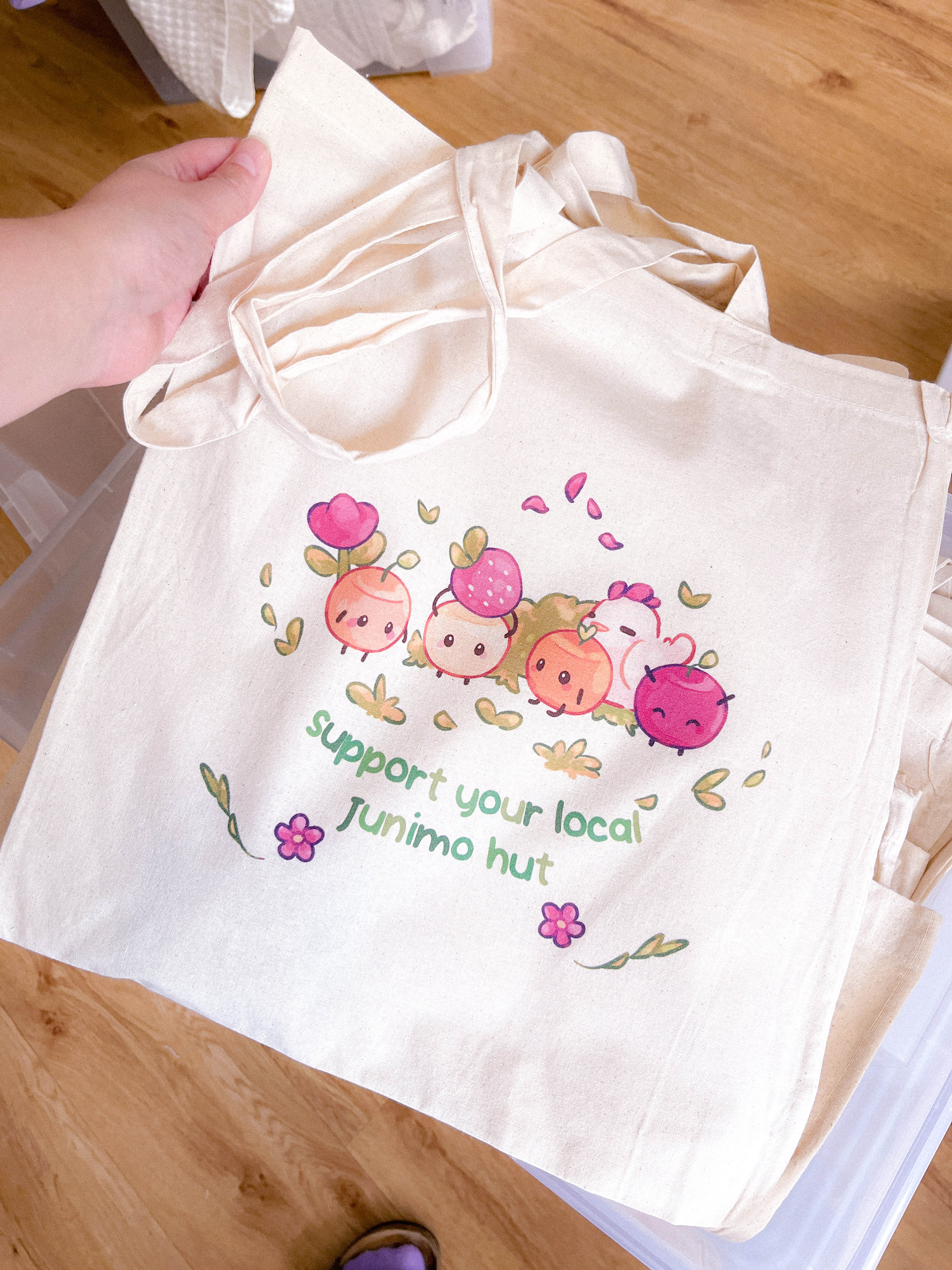 miamouz-junimo-hut-tote-bag-baumwollbeutel-normal-38x42-cm image 2