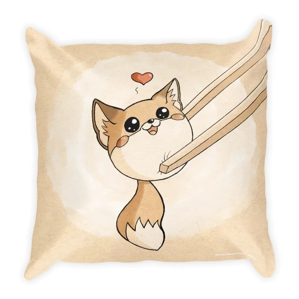 howling-riot-cute-sushi-fox-kissen-fuchs-motiv image 1