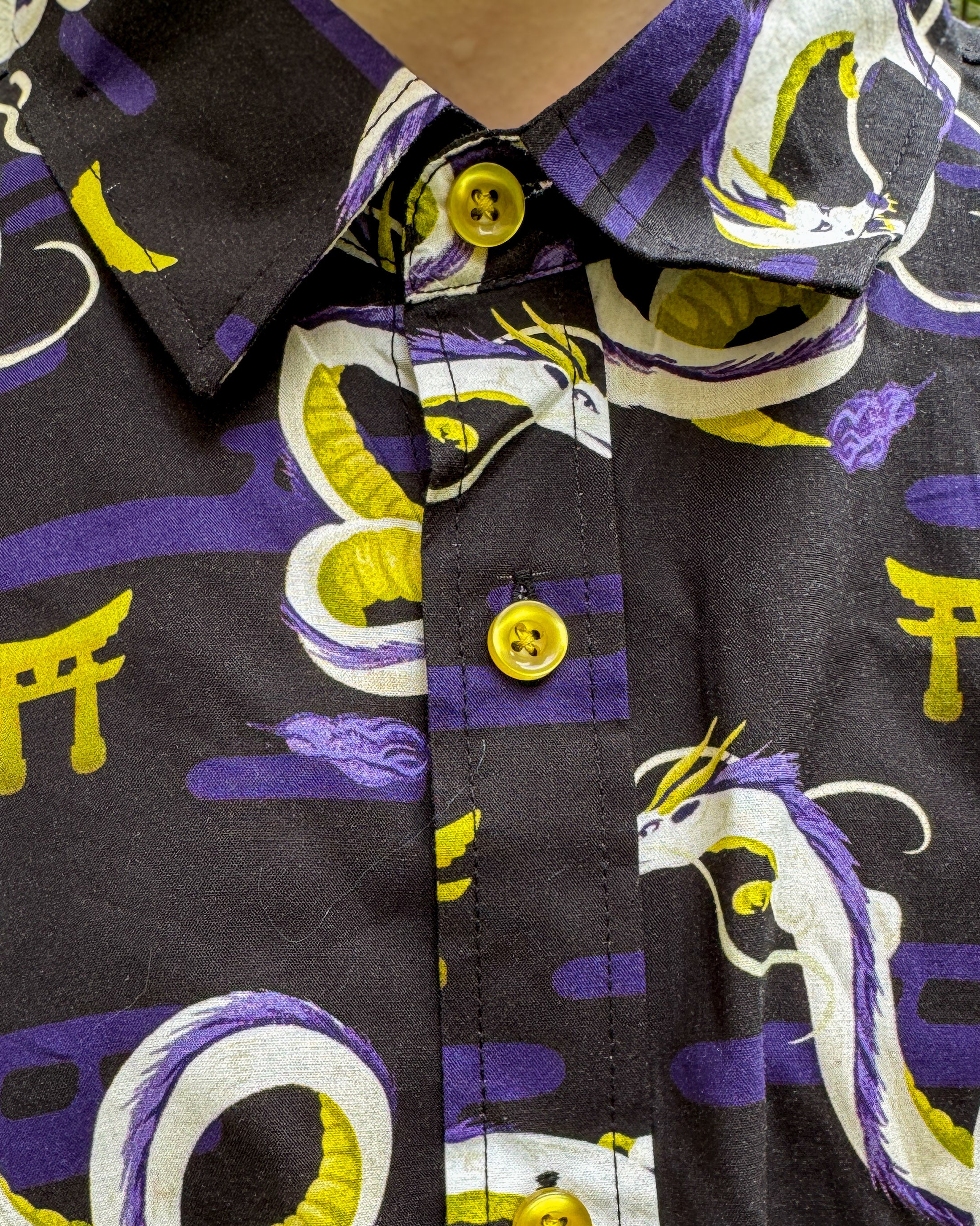 kabujiro-clothing-purple-dragon-hemd-lila-unisex image 3