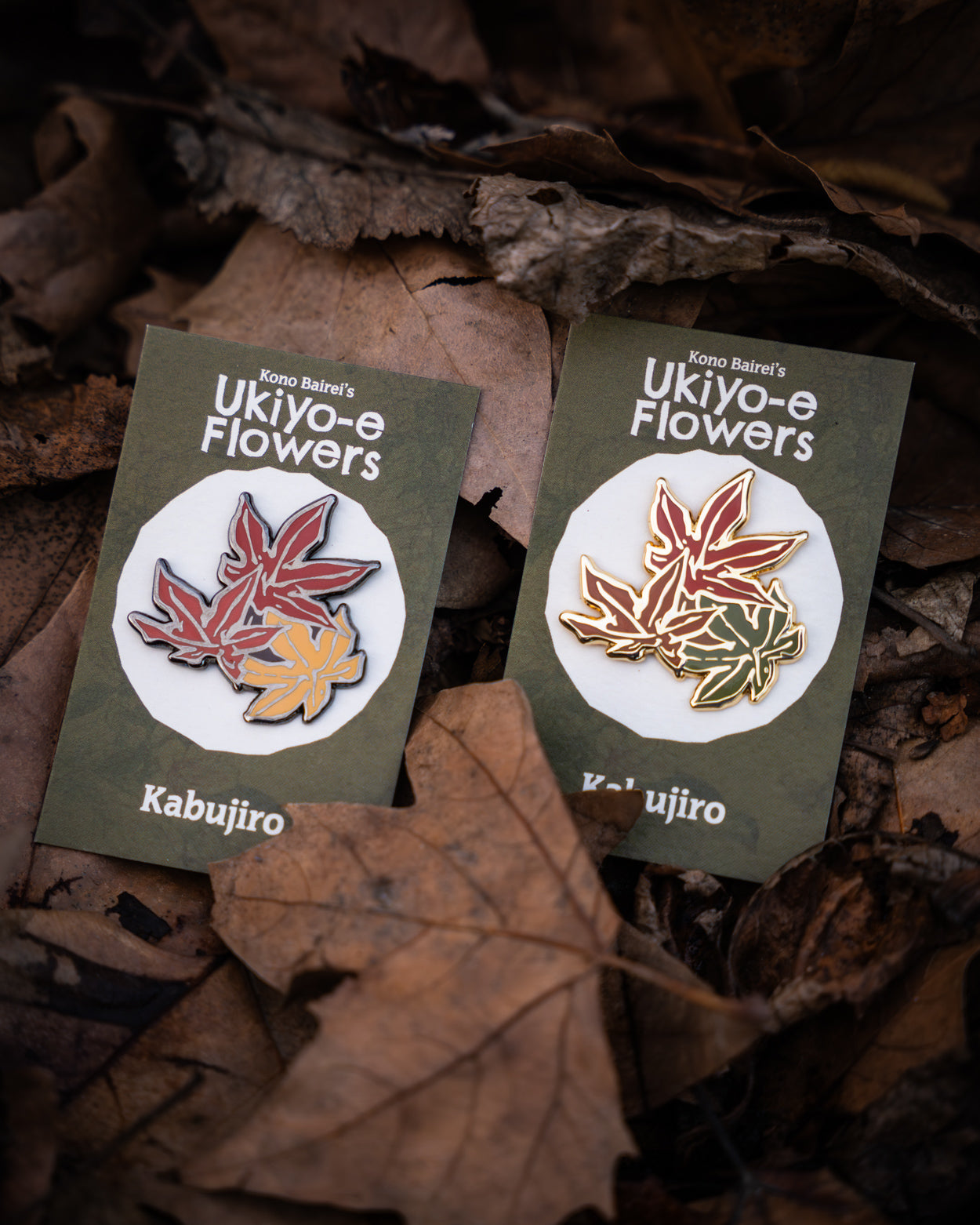 kabujiro-enamel-pins-ukiyo-e-flower-emaille-pin-set-10er-blumen image 5