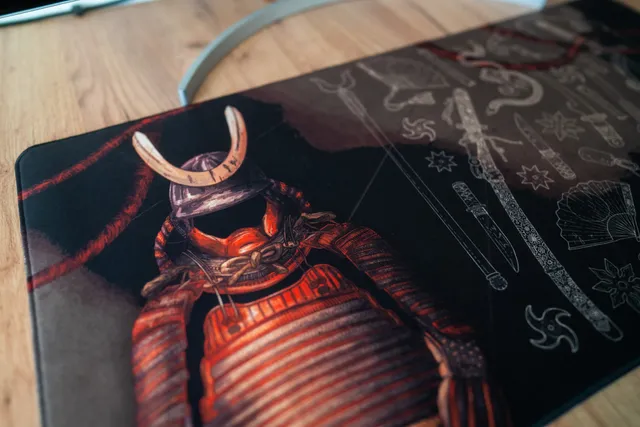 kabujiro-samurai-armour-xl-gaming-desk-mat-80x40cm image 1