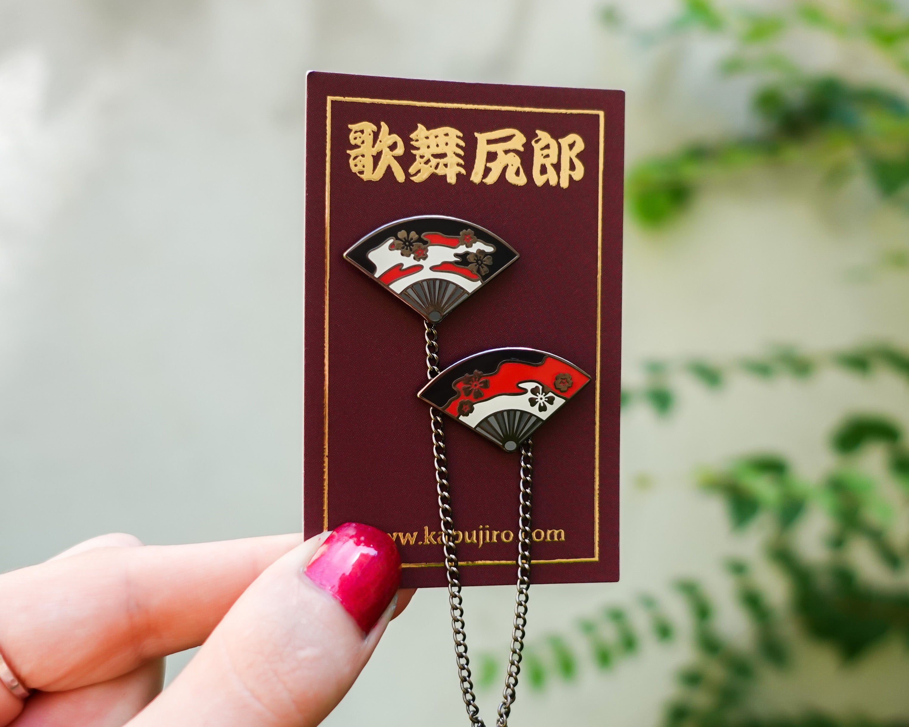 kabujiro-fans-japanese-dance-f-cher-kragen-pin-3er-set image 2