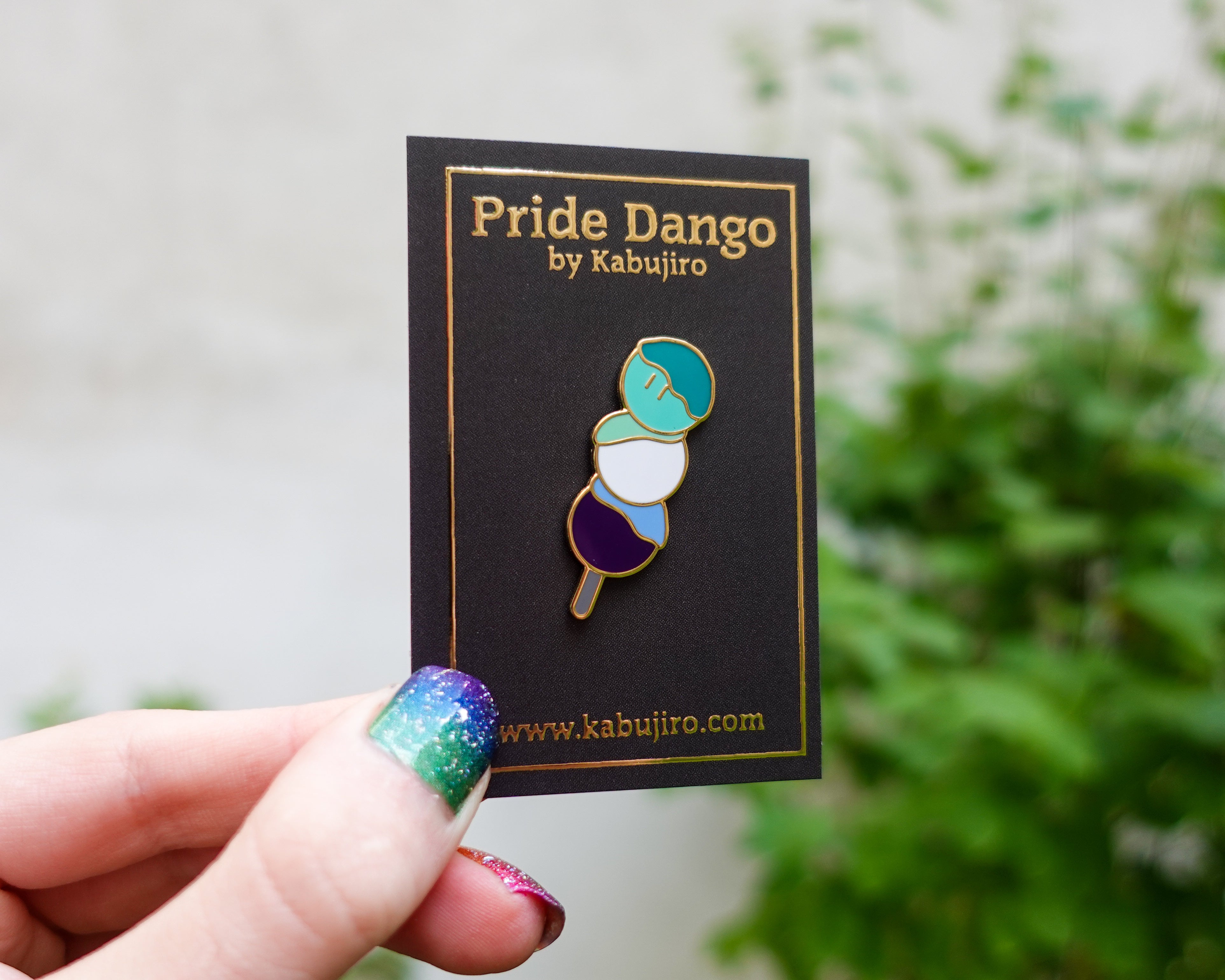 kabujiro-enamel-pins-pride-dango-pin-anstecker-schwul-mlm image 2