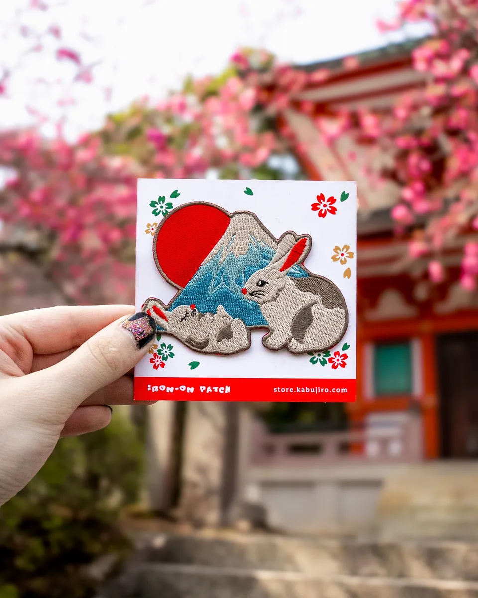 kabujiro-patches-fuji-bunnies-b-gelpatch-7-5-cm-hase image 1