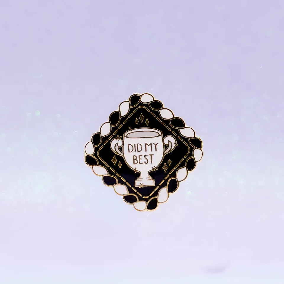 miamouz-did-my-best-emaille-badge-self-care-41mm image 1