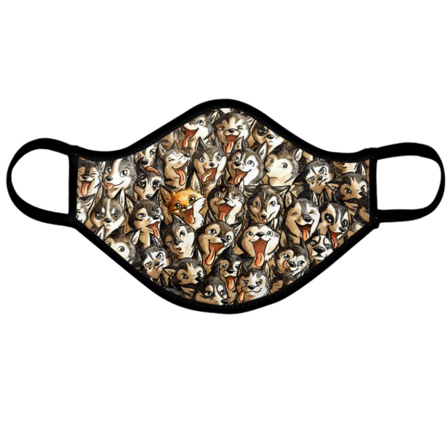 howling-riot-find-fox-amongst-huskies-facemask-gr-m-stoff image 7
