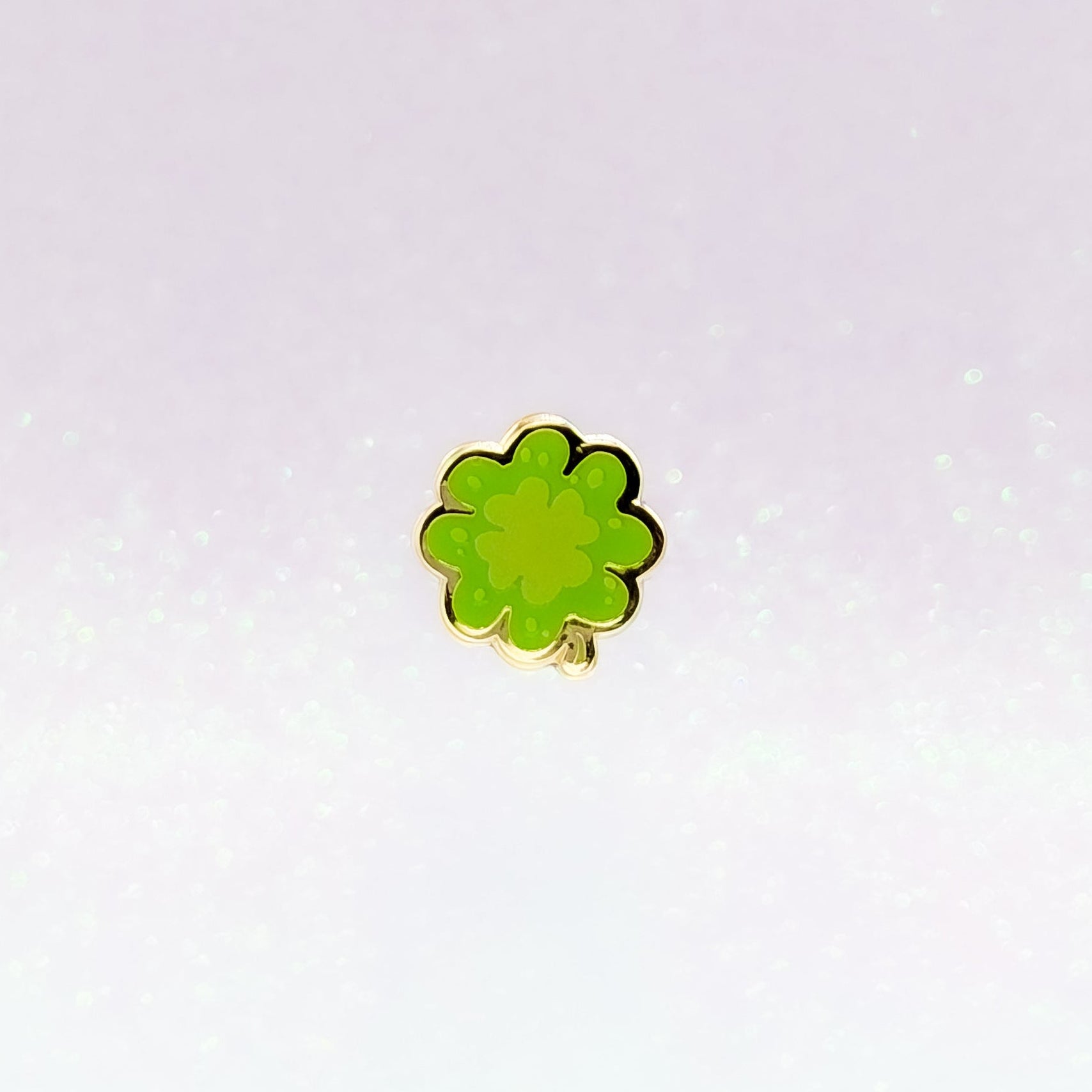 miamouz-lucky-clover-mini-emaille-pin-kleeblatt-15-mm image 1