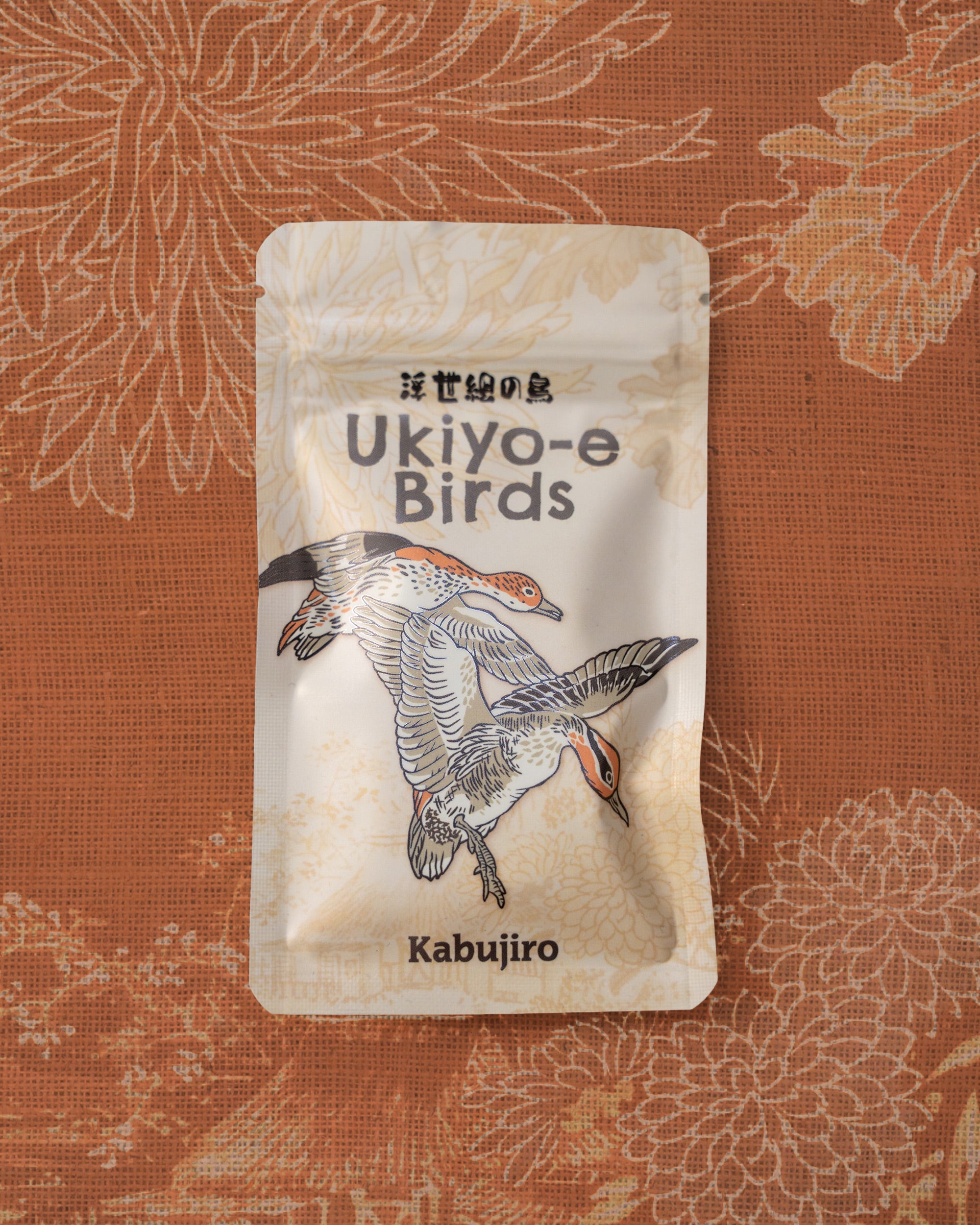 kabujiro-ukiyo-e-birds-vol-1-blind-bag-emaille-pin image 1