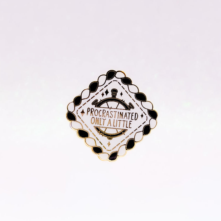 miamouz-enamel-pins-procrastinated-only-a-little-pin-41mm-gold image 1