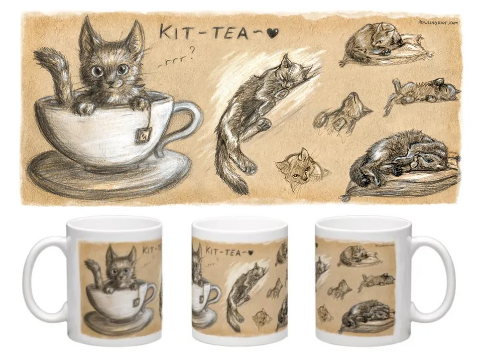 howling-riot-kit-tea-cat-tasse-11oz-keramik-wei-sp-lmaschinenfest image 1