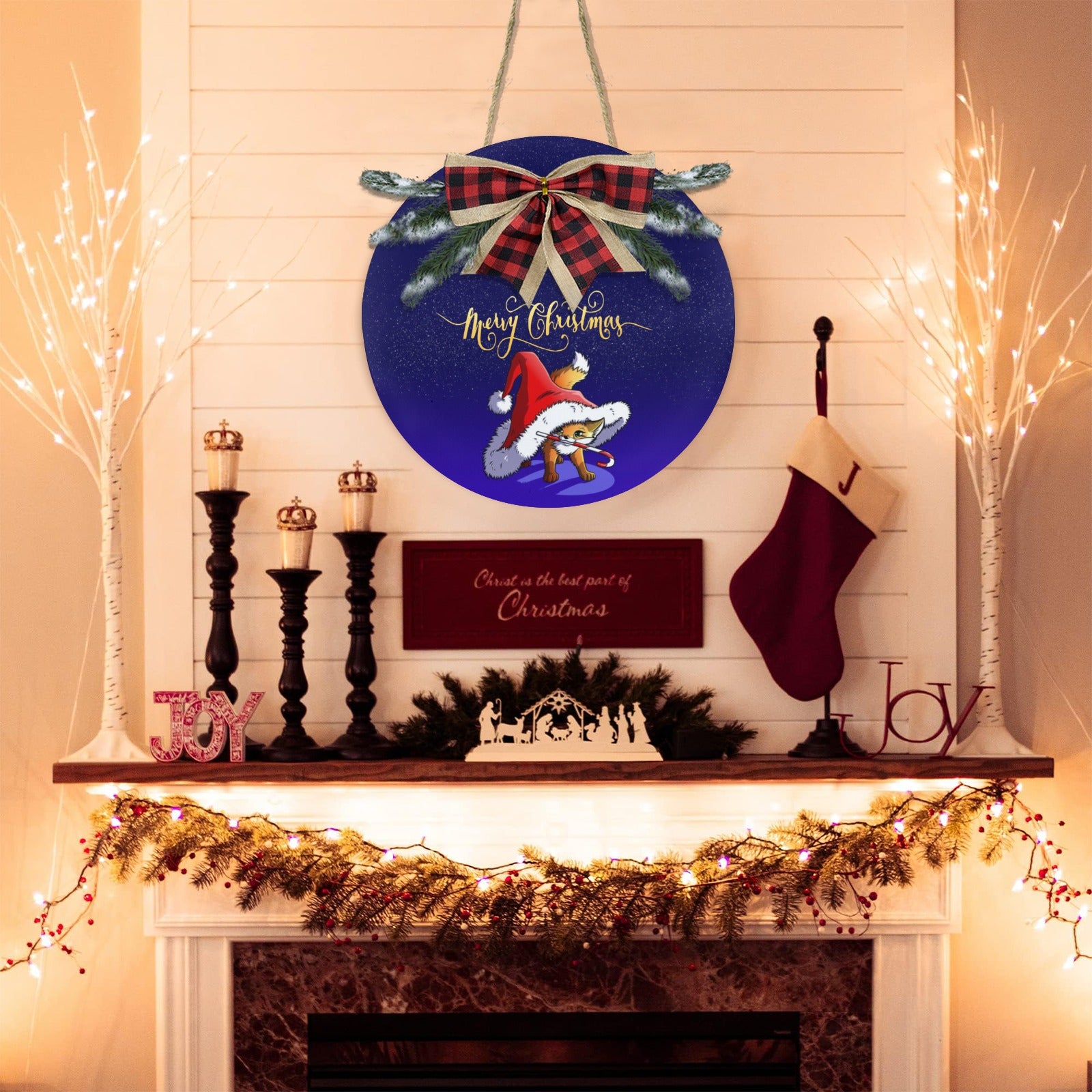 howling-riot-merry-christmas-fox-t-rh-nger-30-cm-holz image 5