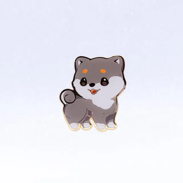 miamouz-enamel-pins-shiba-inu-black-tan-emaille-pin-35mm image 1