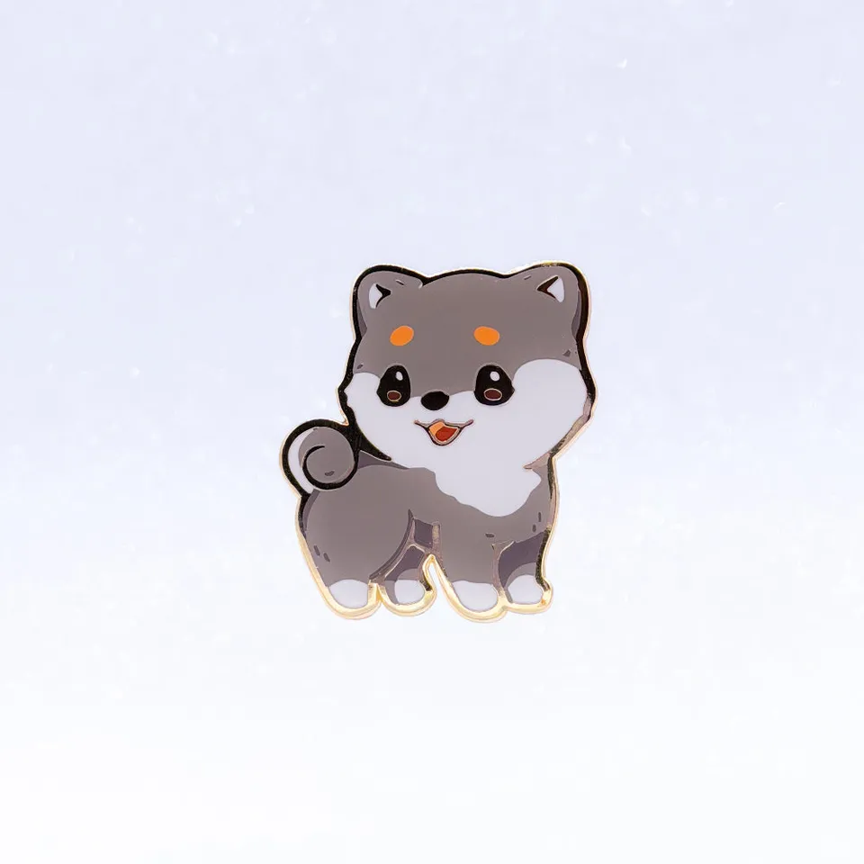 miamouz-enamel-pins-shiba-inu-black-tan-emaille-pin-35mm image 1