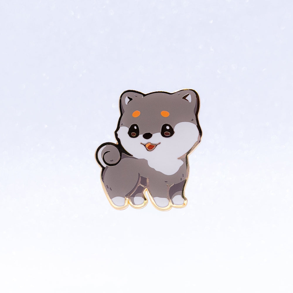 miamouz-enamel-pins-shiba-inu-black-tan-emaille-pin-35mm image 1