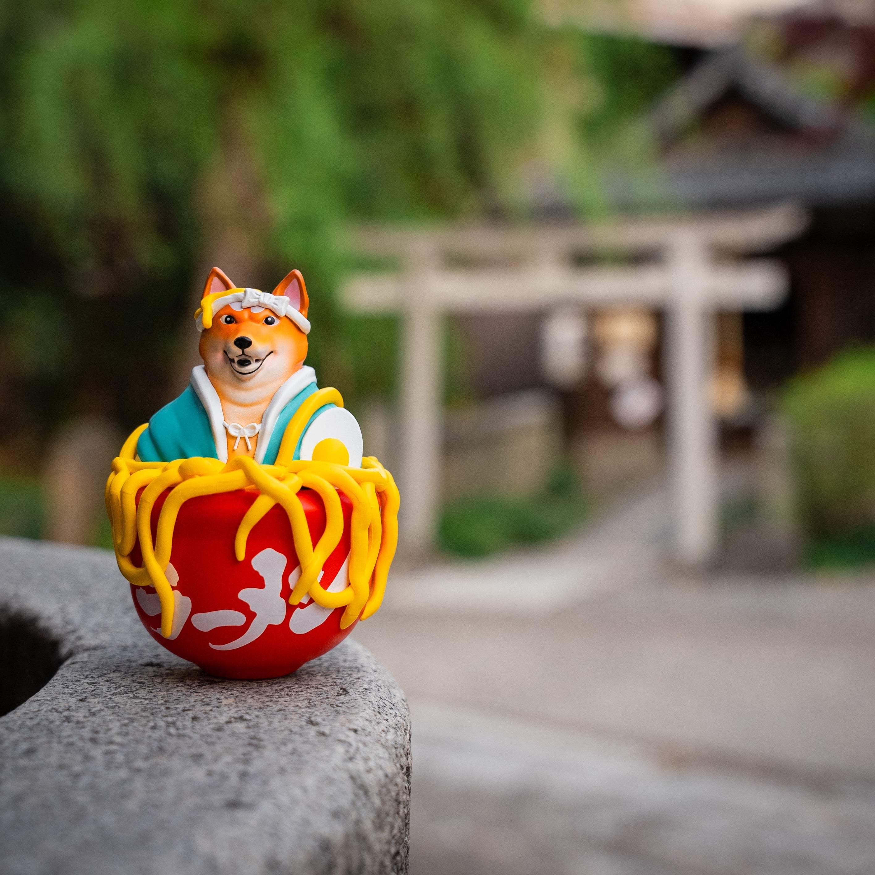 kabujiro-shiba-san-ramen-chef-art-toy-figur-12cm-box image 3