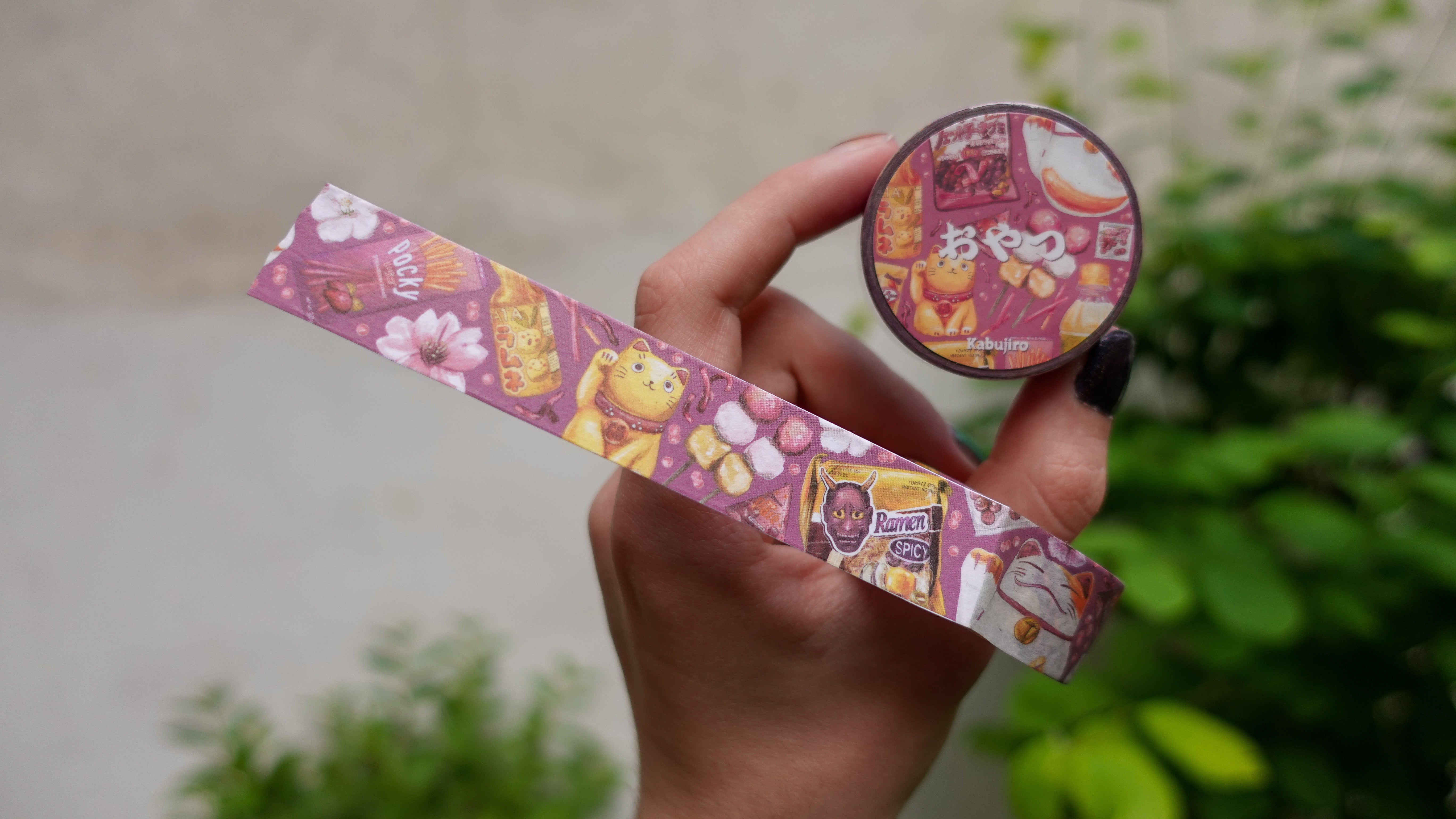 kabujiro-washi-tapes-japanese-snacks-oyatsu-deko-klebeband-20mm image 3