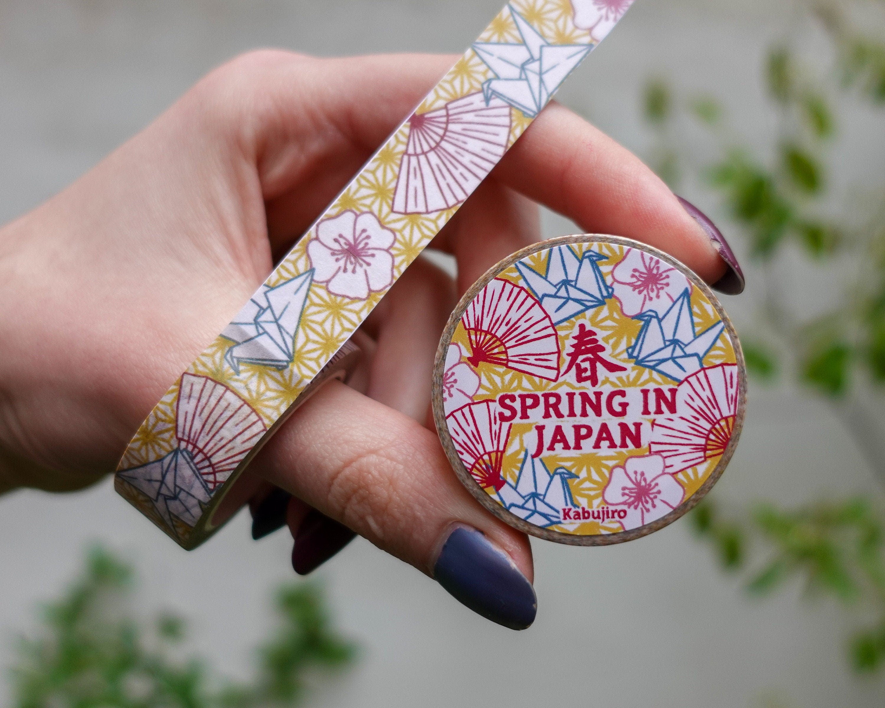kabujiro-spring-in-japan-washi-tape-sakura-15-mm-x-10-m image 1