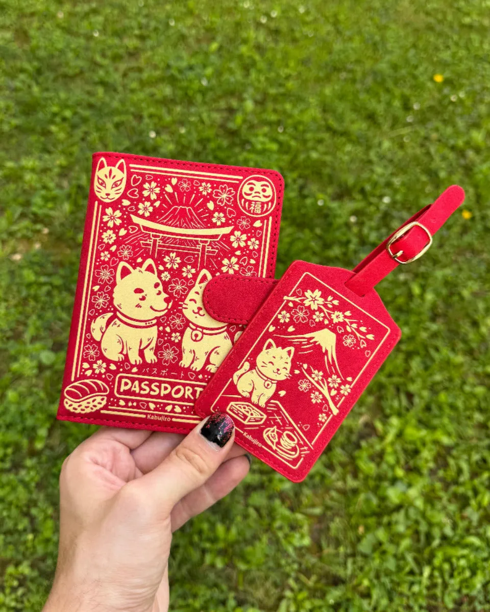 kabujiro-bags-japan-travels-reisepass-h-lle-rot-shiba image 1