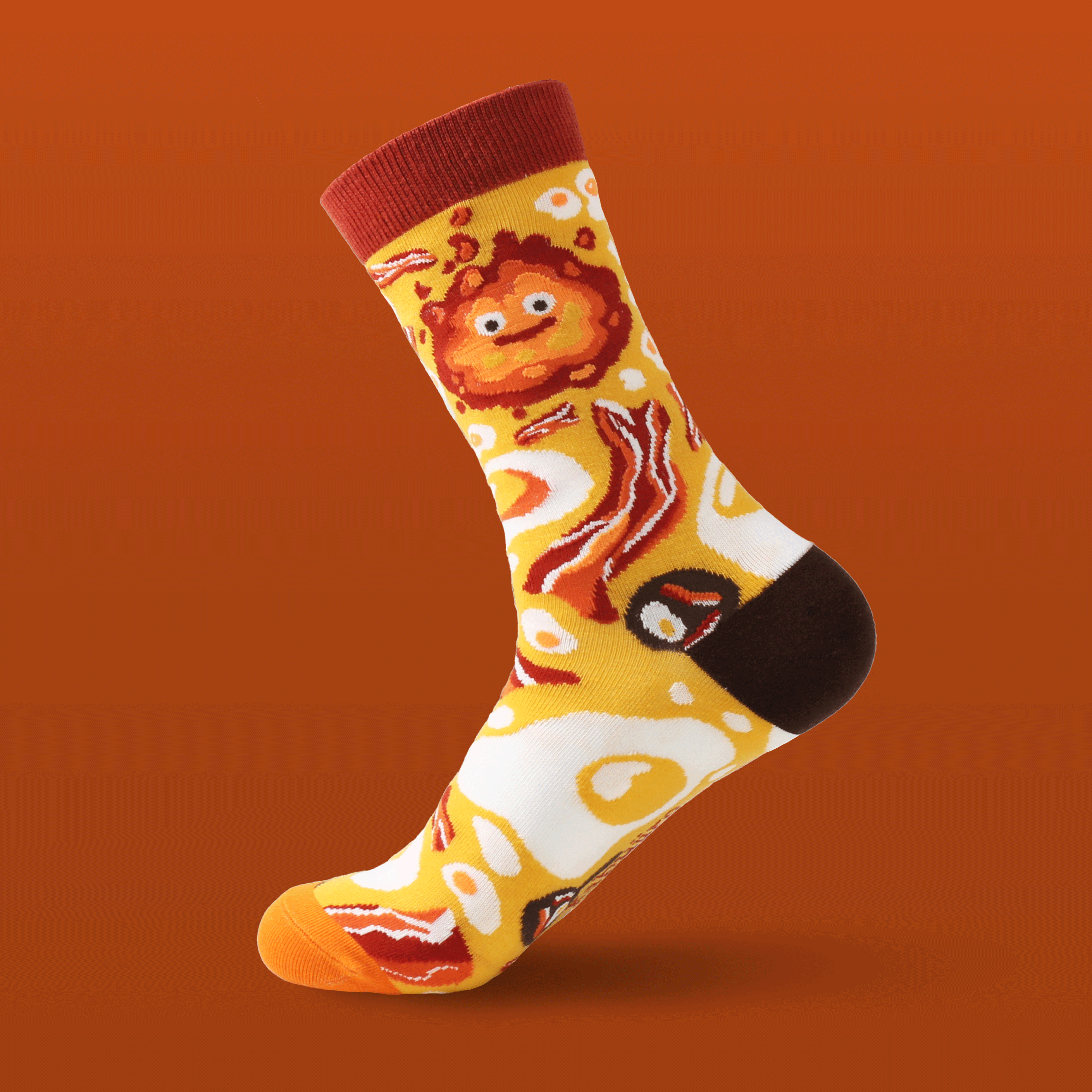kabujiro-socks-breakfast-fire-socken-eu-37-43-baumwolle image 2