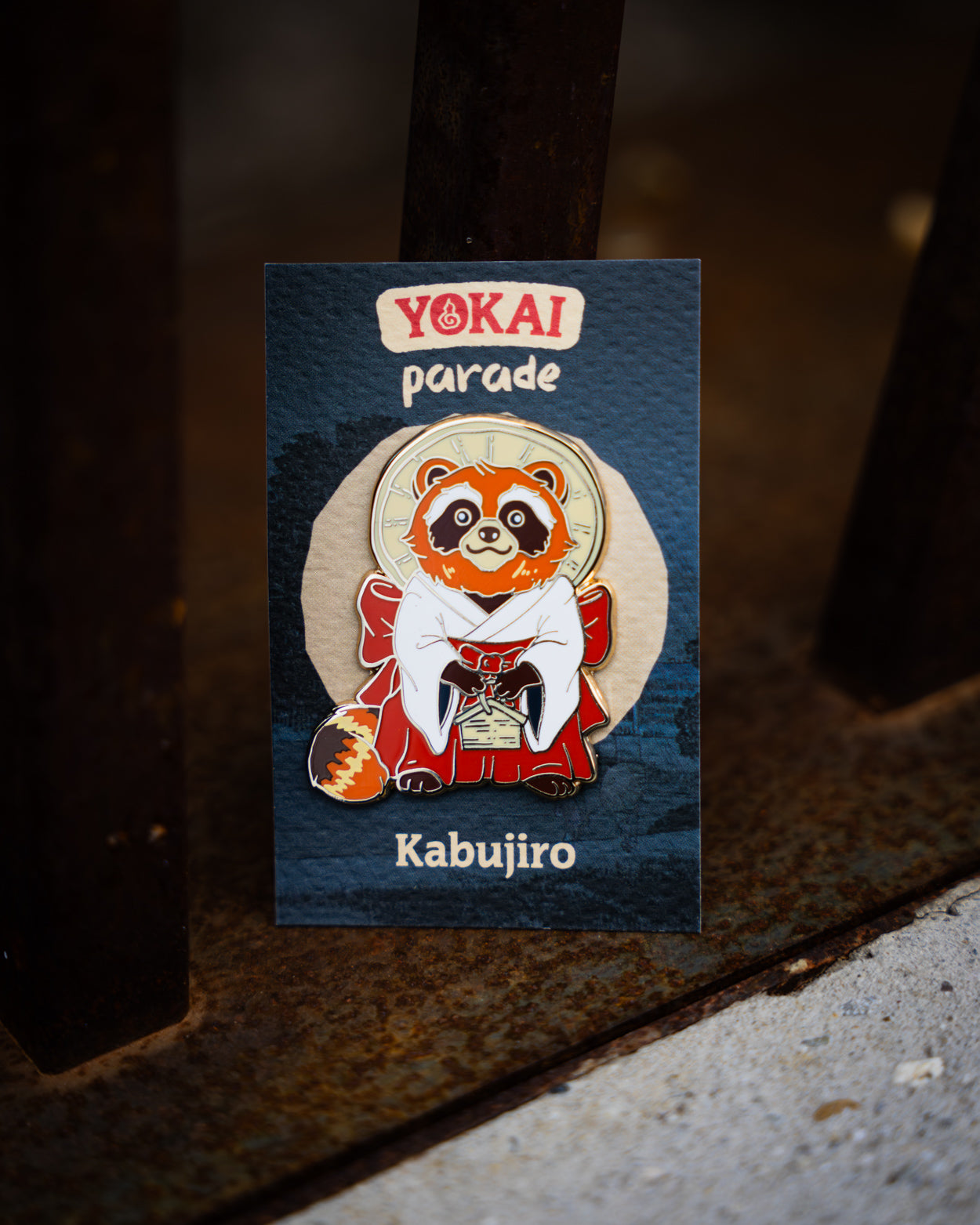 kabujiro-yokai-parade-emaille-pin-set-7-pins-nachtleuchtend image 7