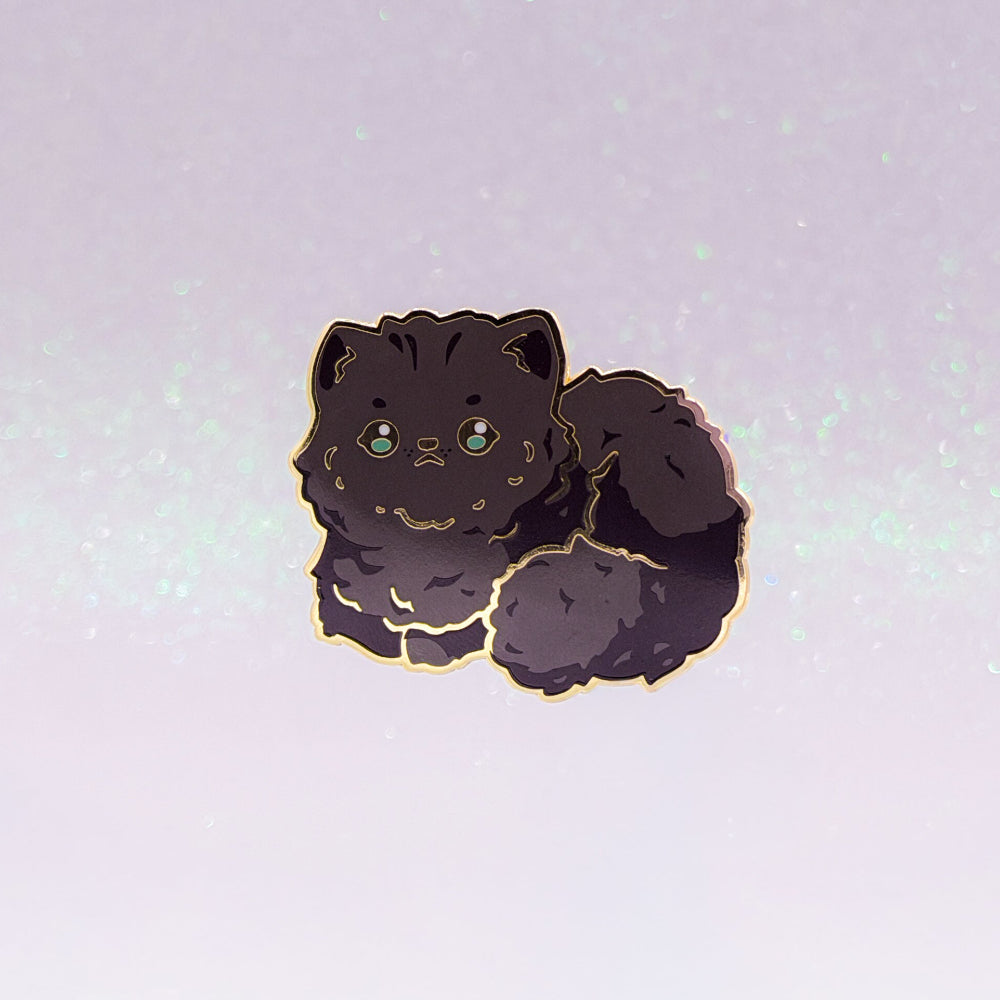 miamouz-perserkatze-emaille-pin-dunkelgrau-39x34-mm image 1