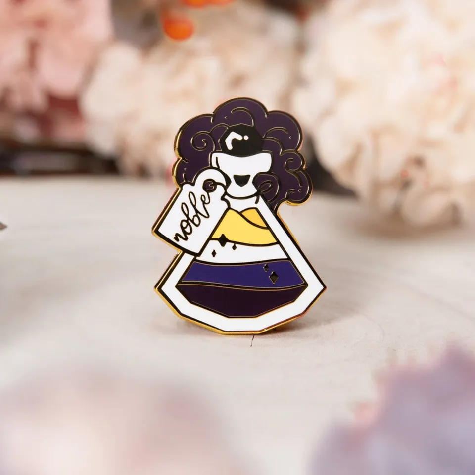 miamouz-enamel-pin-pride-potion-nonbinary-flagge-gold image 1