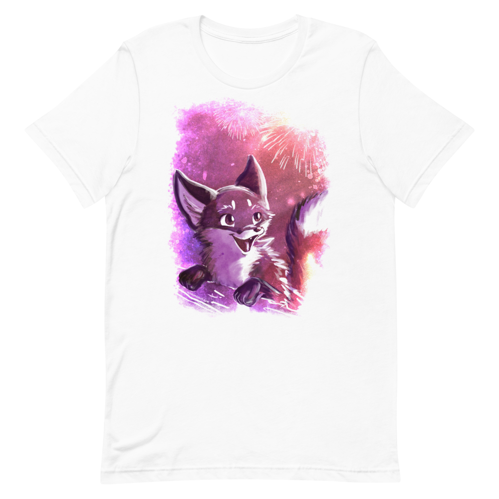 howling-riot-fireworks-fox-t-shirt-baumwolle image 1