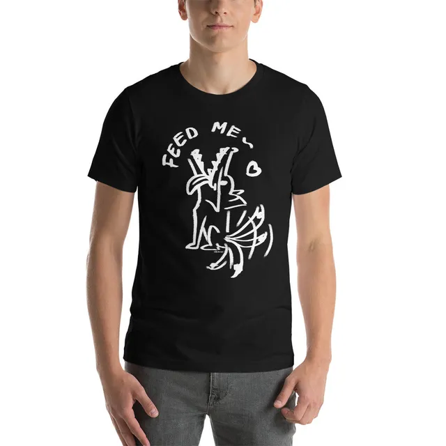howling-riot-feed-me-t-shirt-schwarz-fuchs-baumwolle-gr-l image 1
