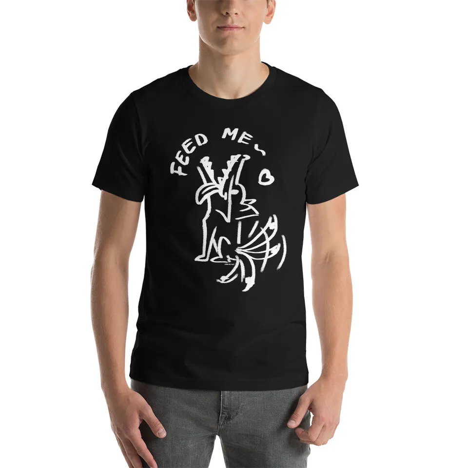 howling-riot-feed-me-t-shirt-schwarz-fuchs-baumwolle-gr-l image 1