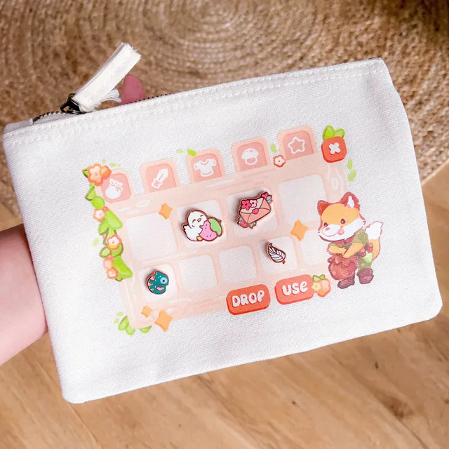 miamouz-zipper-pouches-pinventory-fuchs-etui-22-5cm image 1
