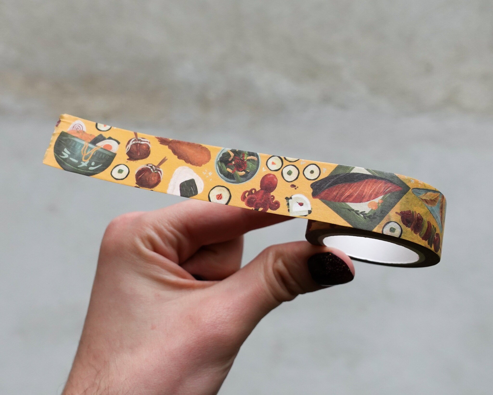 kabujiro-washoku-washi-tape-japan-food-20mm-x-10m image 2