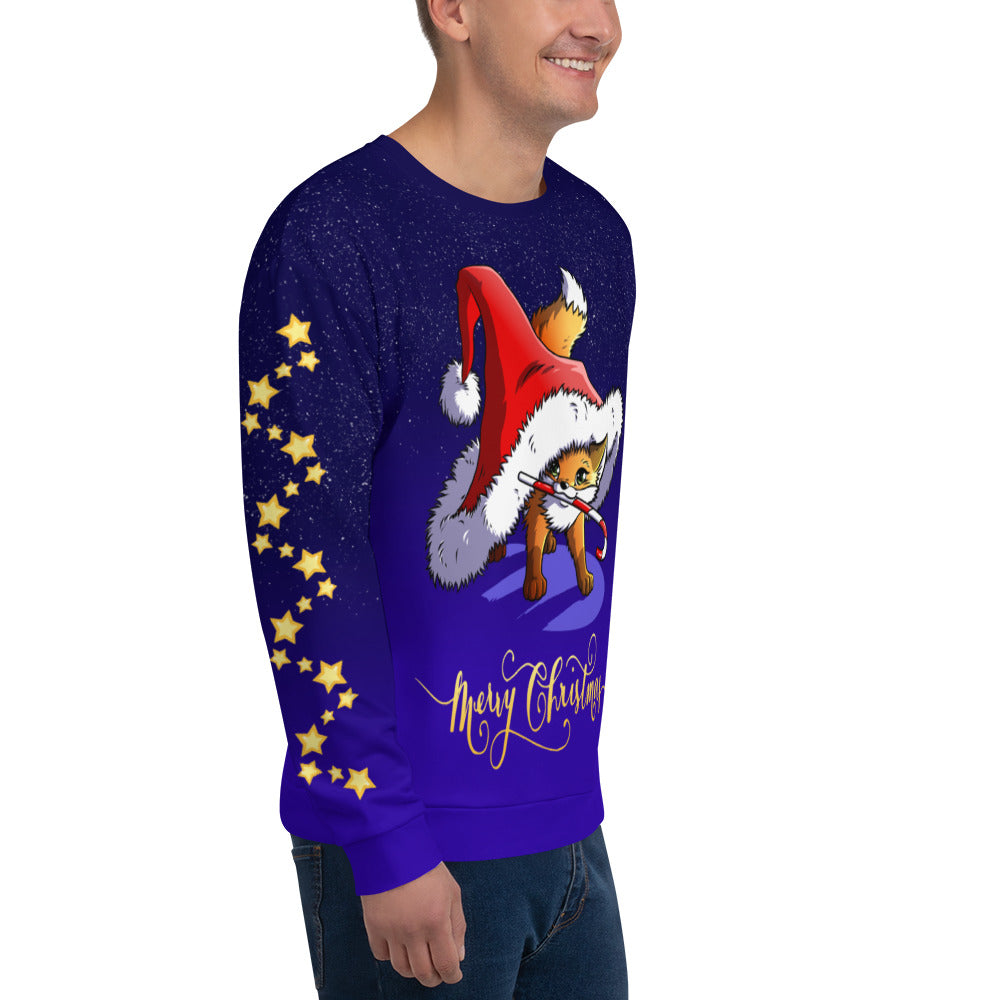 howling-riot-merry-christmas-fox-sweatshirt-gr-m image 6