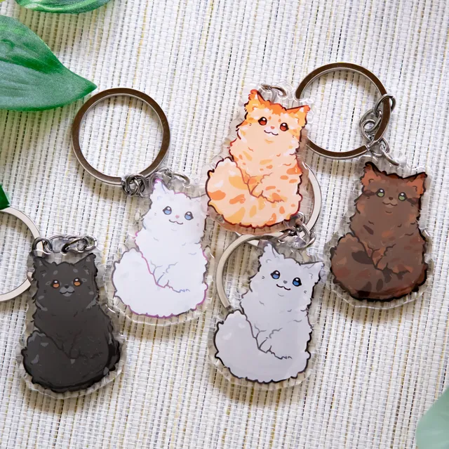 miamouz-maine-coon-schl-sselanh-nger-wei-acryl-5cm image 1