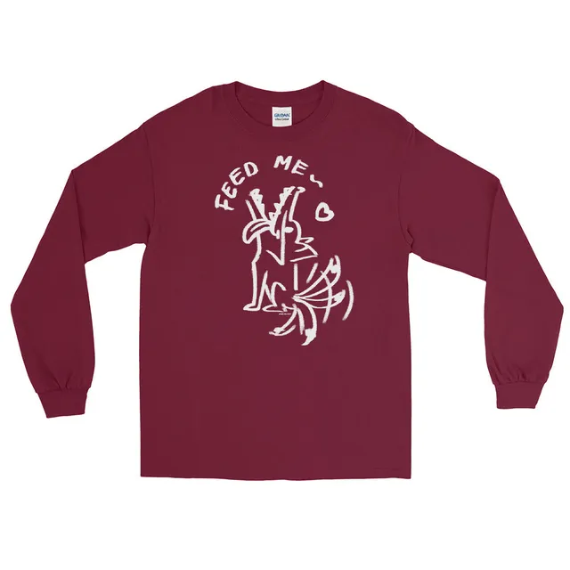 howling-riot-feed-me-langarmshirt-schwarz-fuchs-gr-l-baumwolle image 1