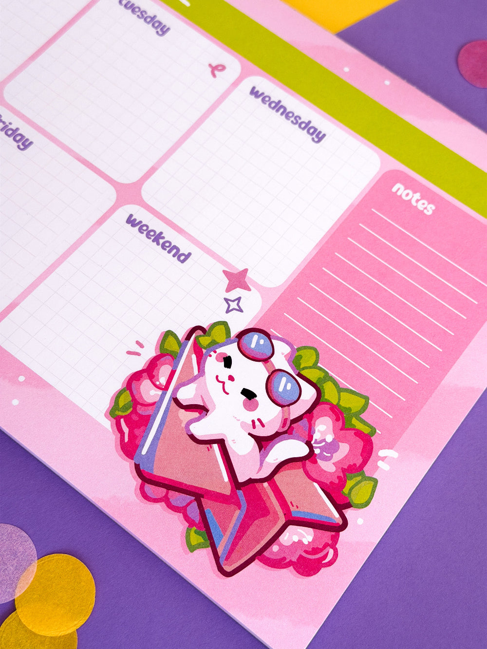miamouz-cat-adventures-weekly-planner-a4-50-blatt image 2